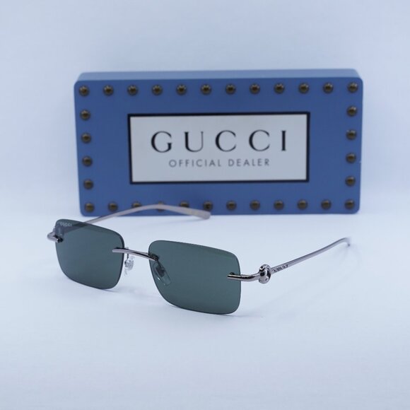 Final Price! Gucci GG1703S 001 Grey Sunglasses - Picture 1 of 11